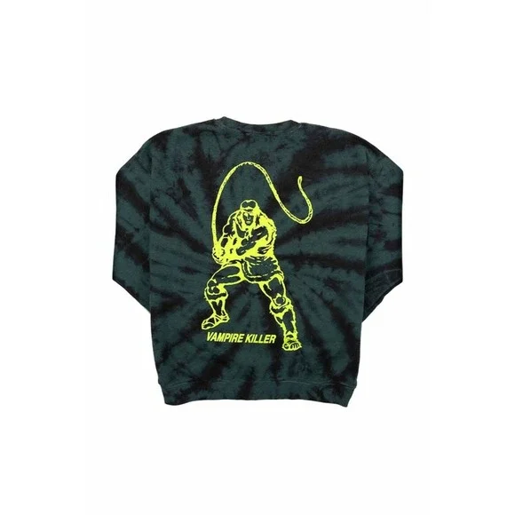 Select‎ Start Castlevania Retro Vampire Killer Simon Belmont Video Game Crewneck - Picture 2 of 8